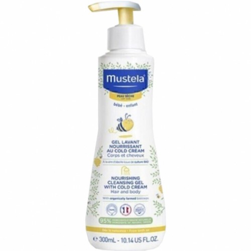 Mustela Organik Balmumu İçeren Besleyici Bebek Şampuanı 300 ml